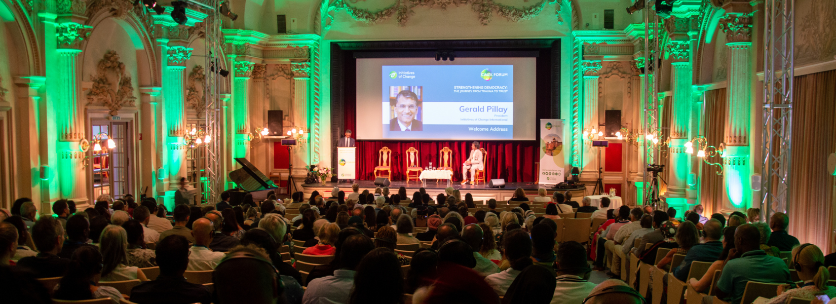 Caux Forum 2023 Opening Ceremony Gerald Pilly photo: Leela Channer