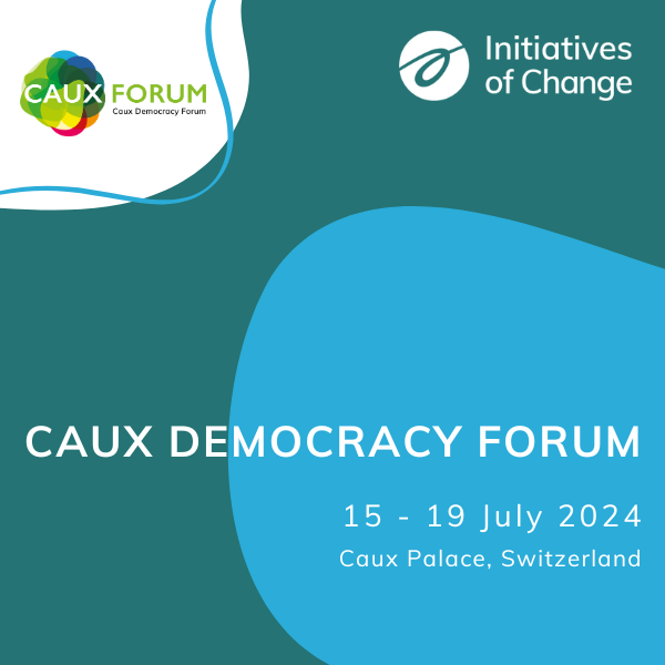 Caux Democracy Forum 2024 square EN | IofC