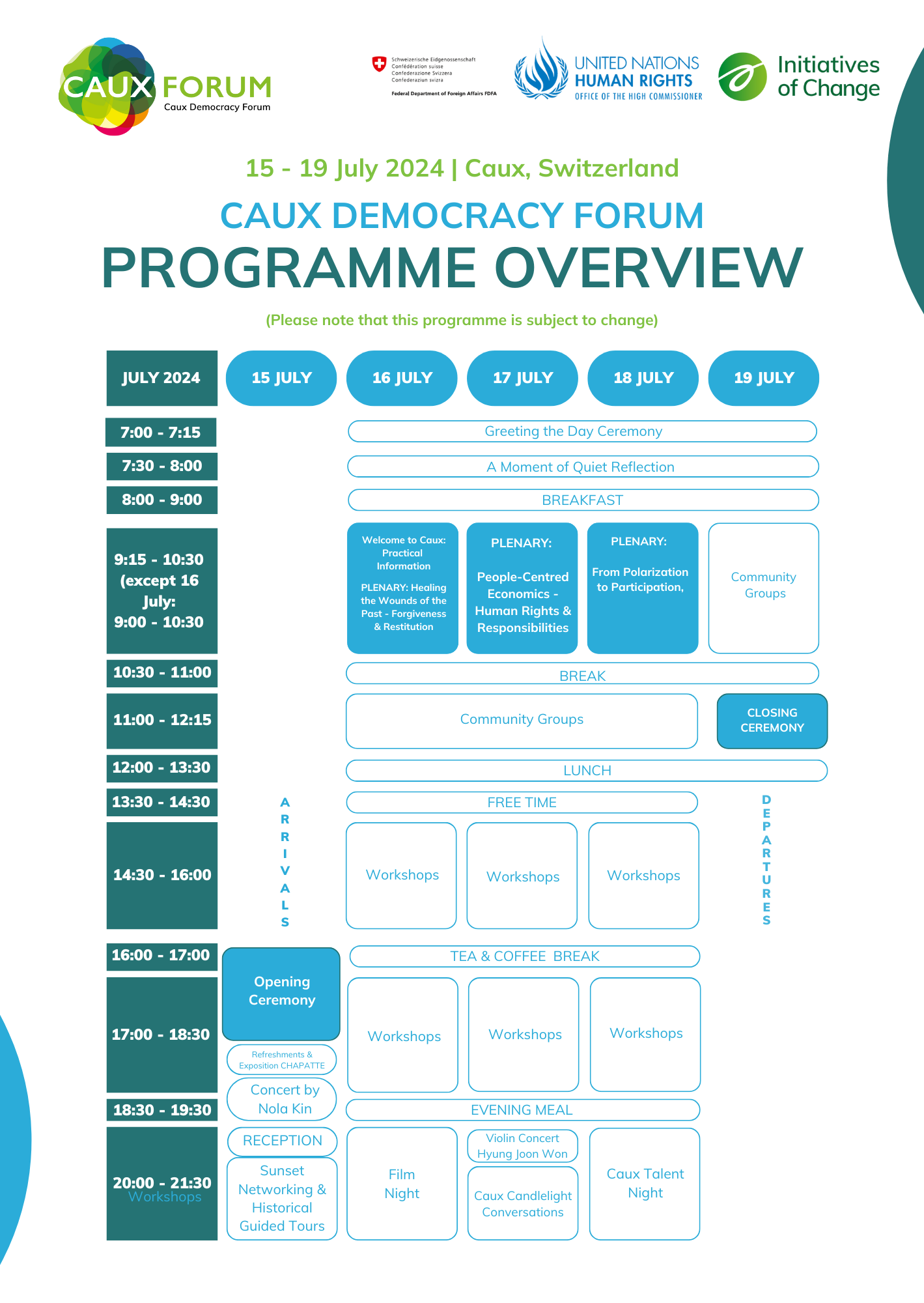 CDF 2024 Programme Overview 
