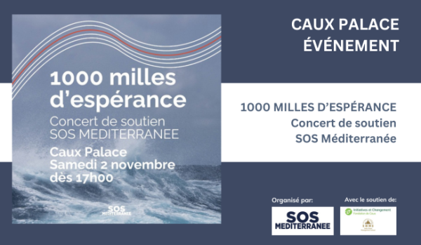 SOS Mediterranean Switzerland Nov 2024 charity concert FR