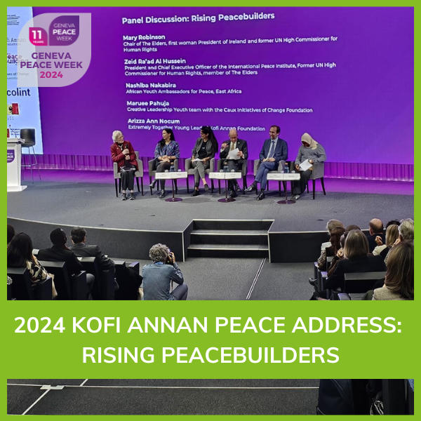 GPW 2024 Kofi Annan Peace Address 2024 : website square EN